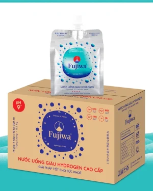 Nước Uống Fujiwa Giàu Hydrogen Cao Cấp - Thùng 4 Hộp 48 Túi