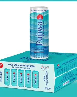 Nước Uống Fujiwa Giàu Hydrogen Cao Cấp - Thùng 24 Lon