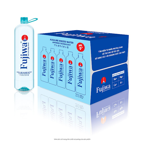 Nước uống ion kiềm Fujiwa 1250ml – Thùng 12 chai